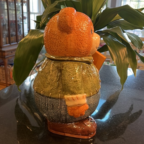 Bear Ceramic Cookie Jar by CKA - 10 1/2" H - Picture 6 of 12
